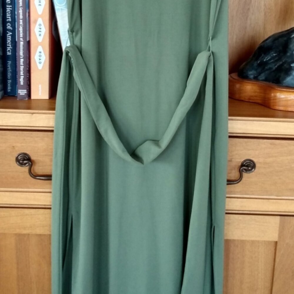 NEW, Banana Republic Army Green Knit tank Dress - Picture 13 of 16